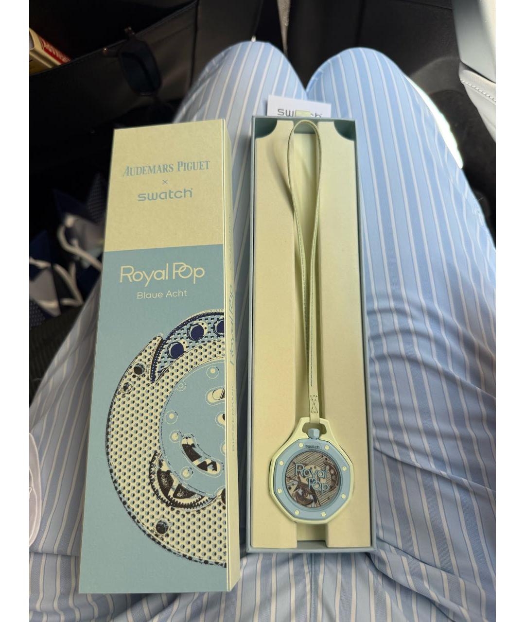 Swatch Желтые часы, фото 2