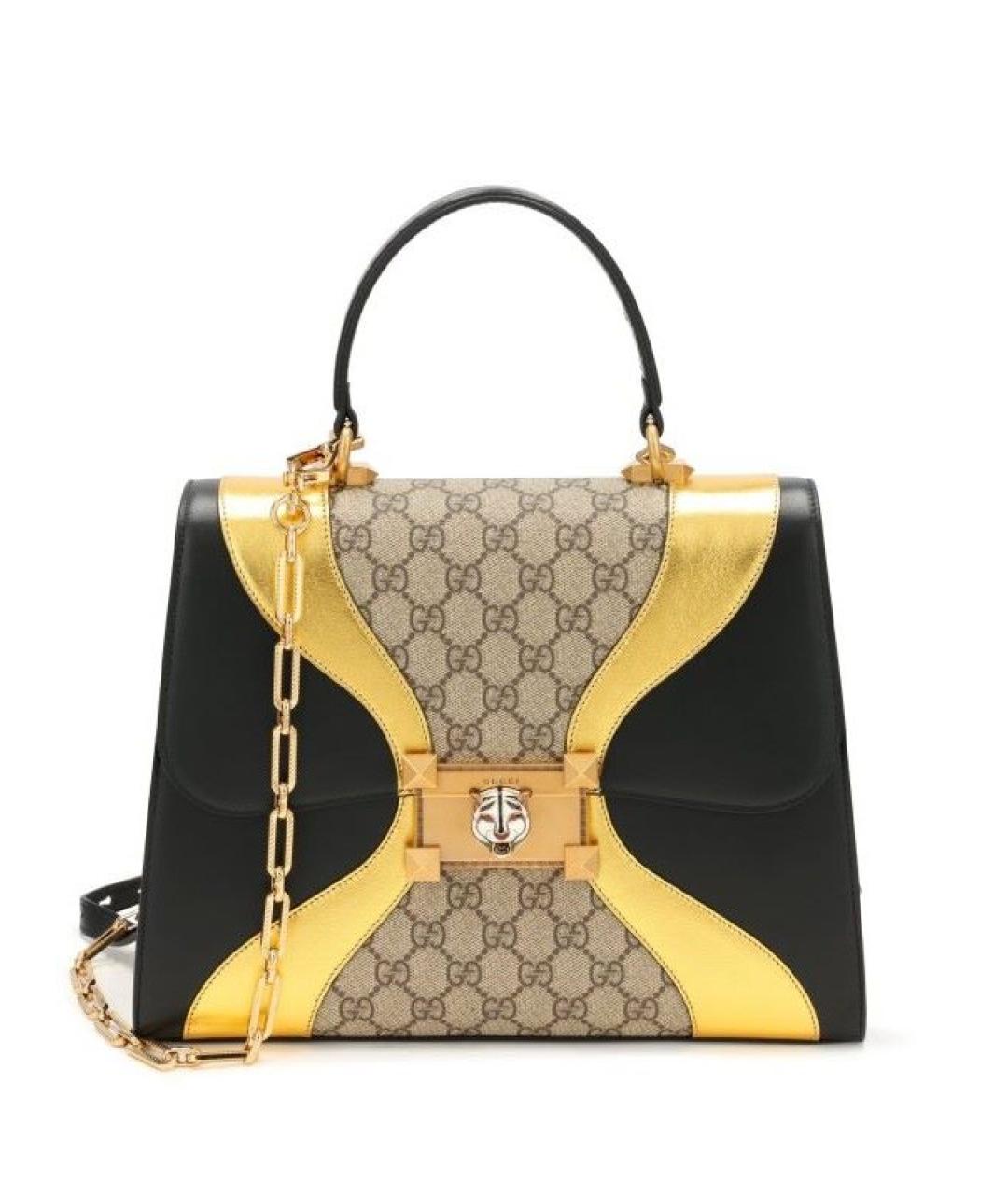 GUCCI Бежевая сумка с короткими ручками, фото 10