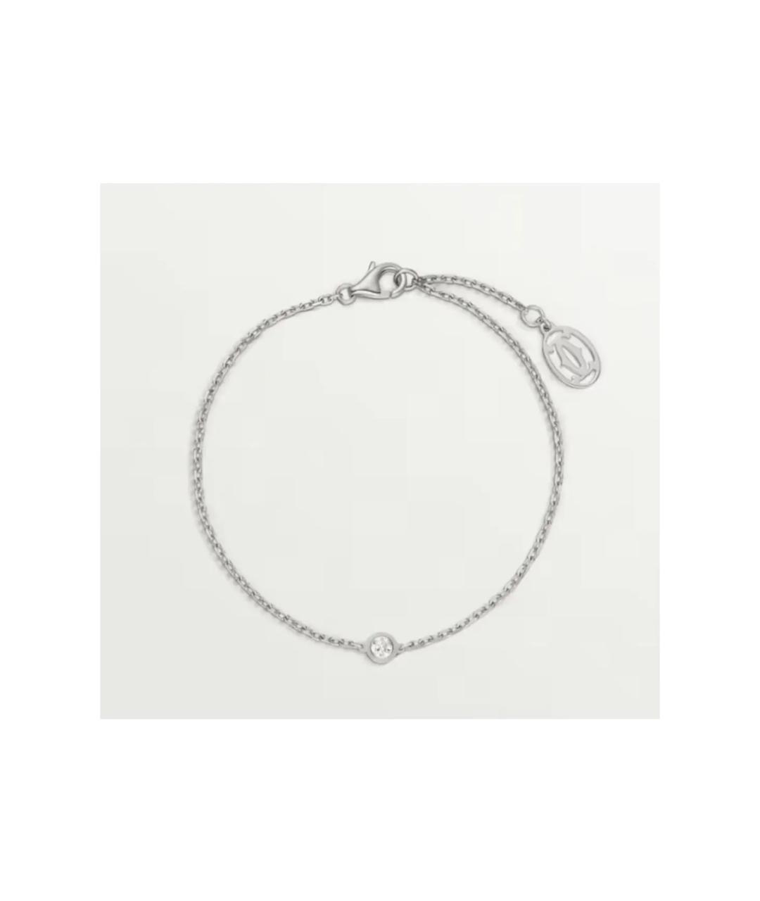 CARTIER Серебряный браслет из белого золота, фото 6