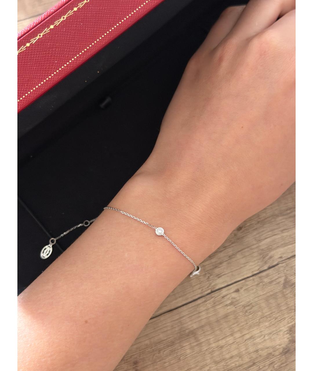 CARTIER Серебряный браслет из белого золота, фото 3