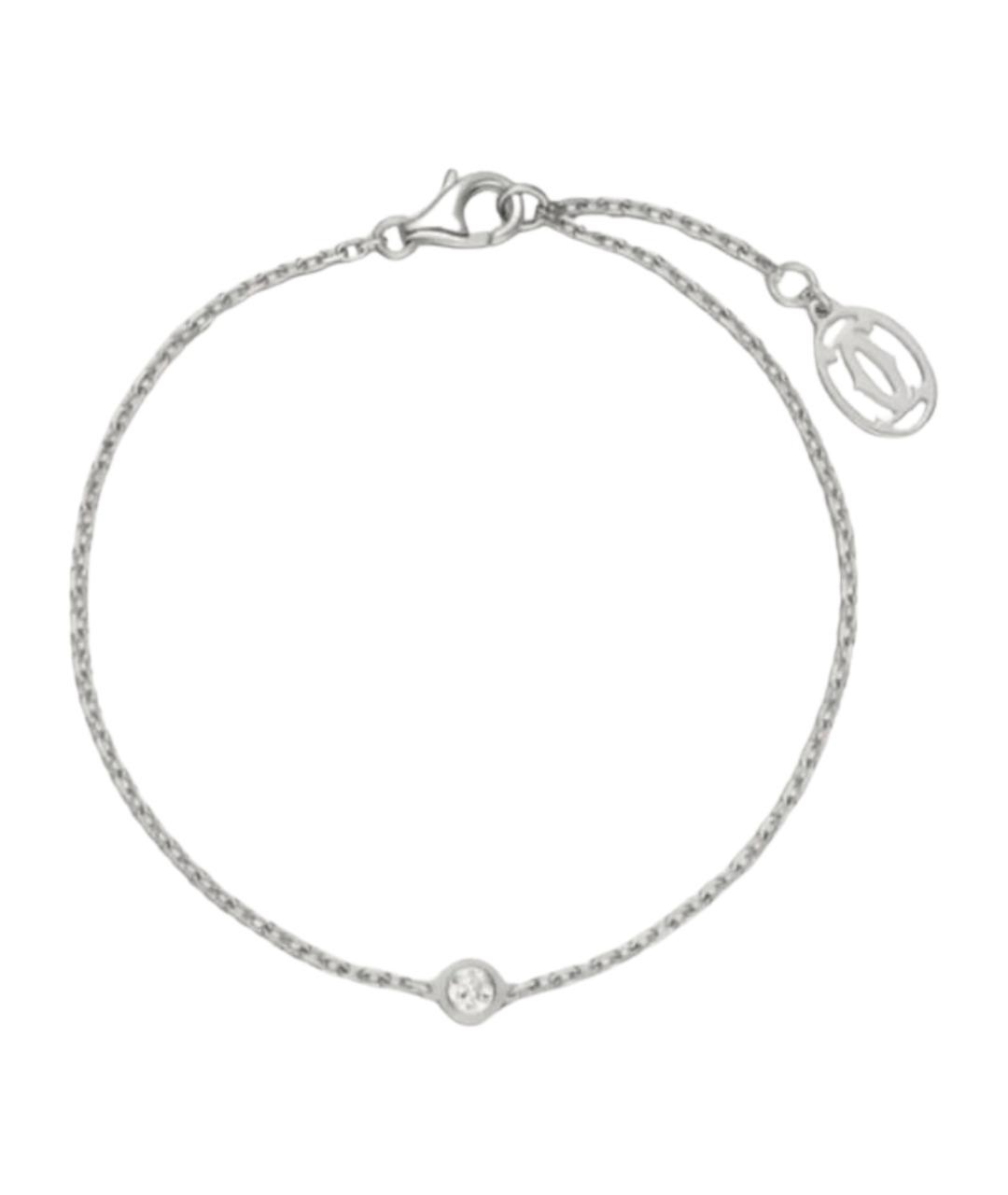 CARTIER Серебряный браслет из белого золота, фото 1