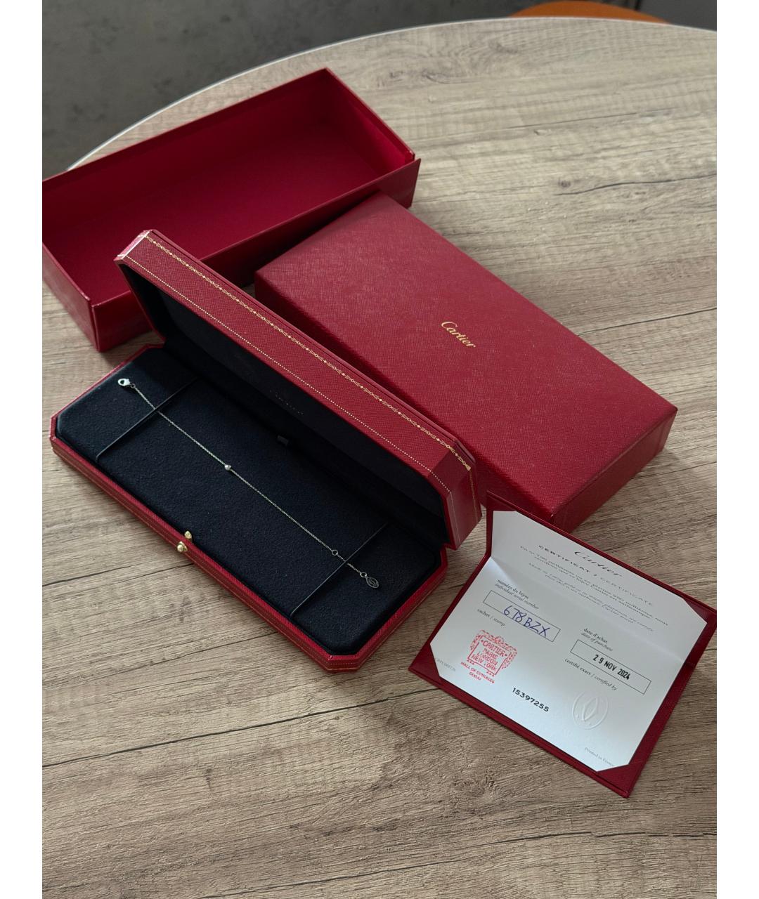 CARTIER Серебряный браслет из белого золота, фото 2