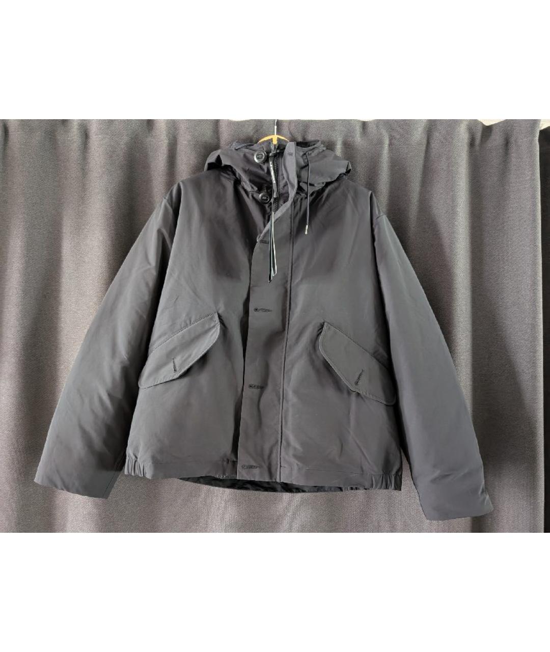 CP COMPANY Черный полиэстеровый пуховик, фото 2