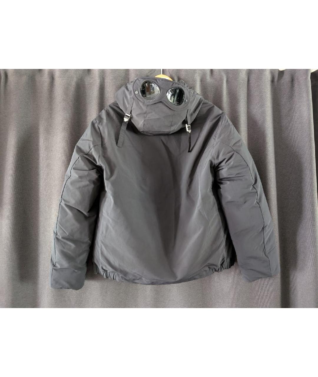 CP COMPANY Черный полиэстеровый пуховик, фото 3