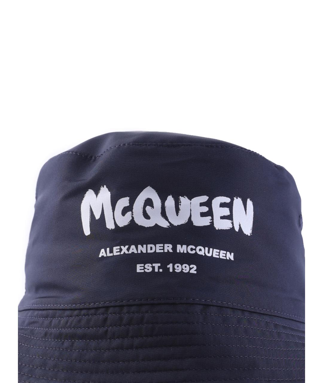 ALEXANDER MCQUEEN Темно-синяя шляпа, фото 4