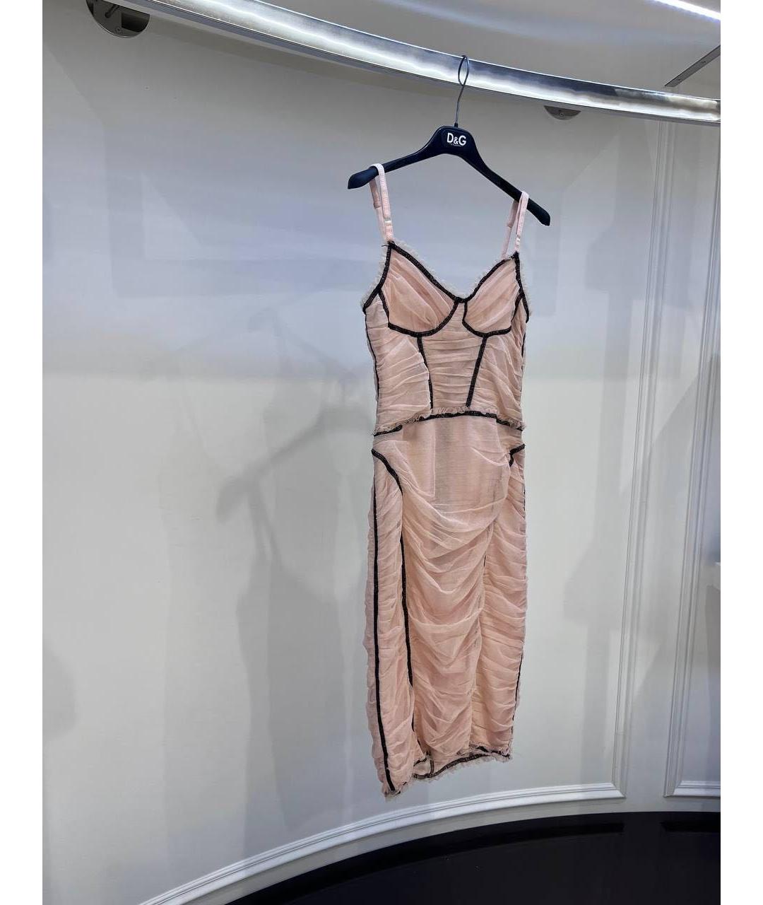 DOLCE&GABBANA Мульти повседневное платье, фото 3