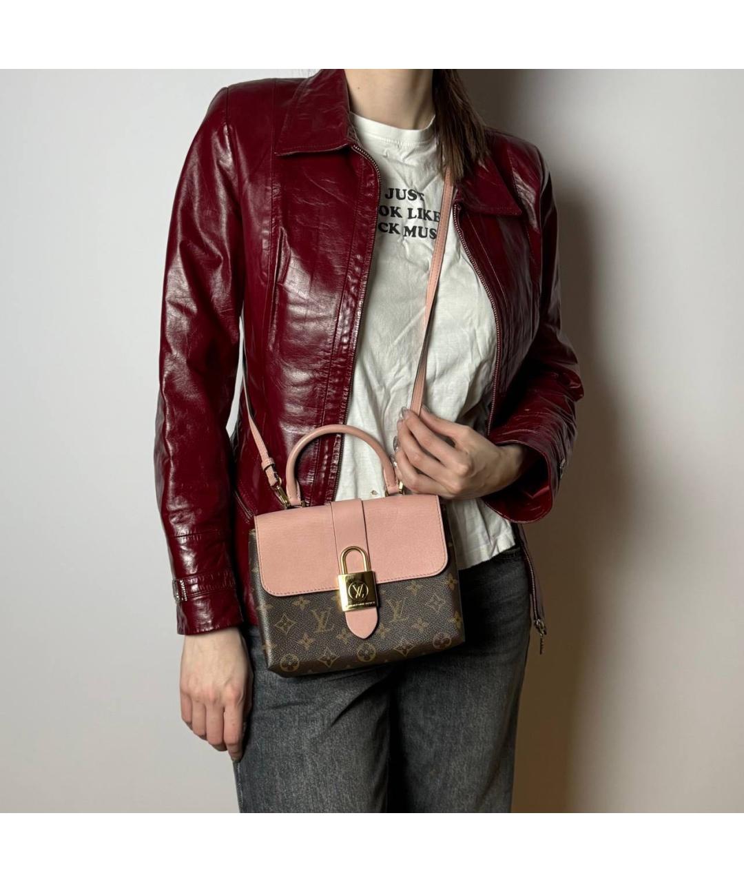 LOUIS VUITTON Розовая сумка с короткими ручками, фото 8
