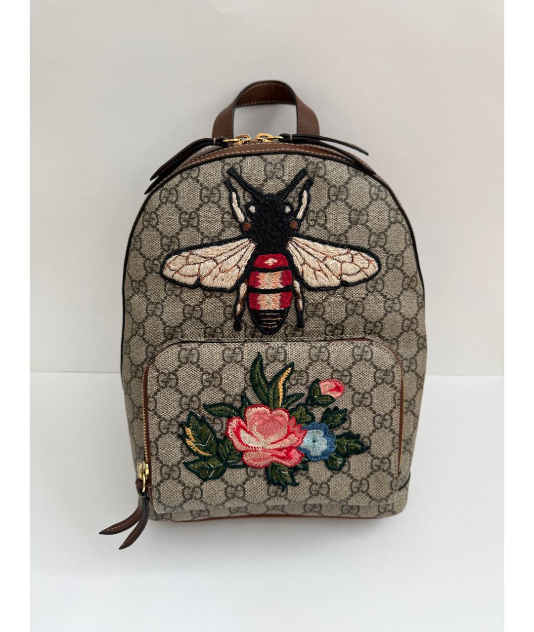 GUCCI Бежевый рюкзак, фото 10