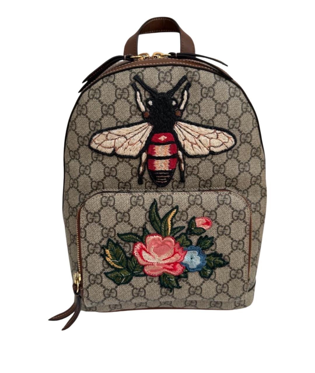 GUCCI Бежевый рюкзак, фото 1