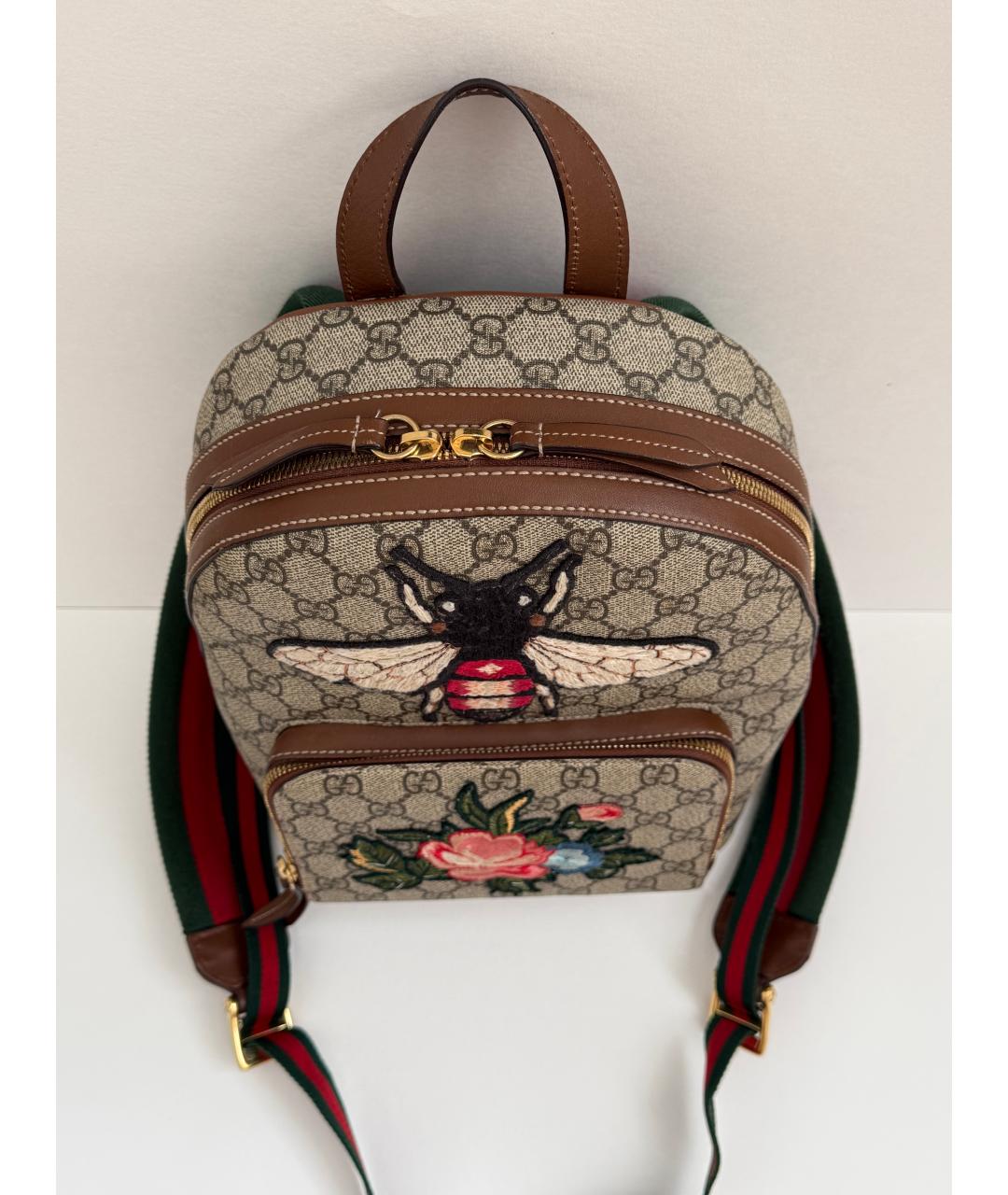 GUCCI Бежевый рюкзак, фото 2