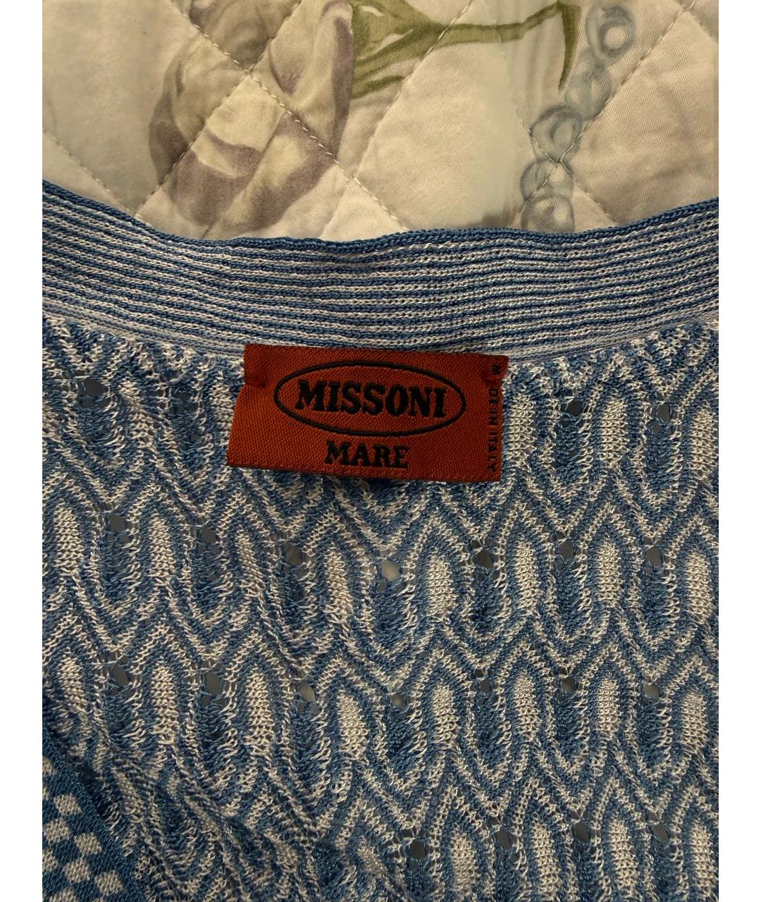 MISSONI Голубая вискозная туника, фото 4