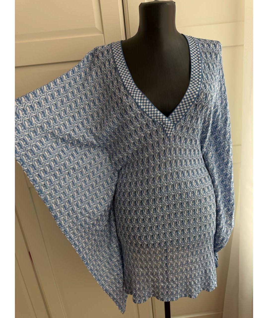 MISSONI Голубая вискозная туника, фото 3