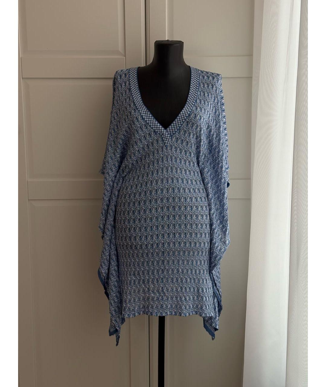 MISSONI Голубая вискозная туника, фото 8