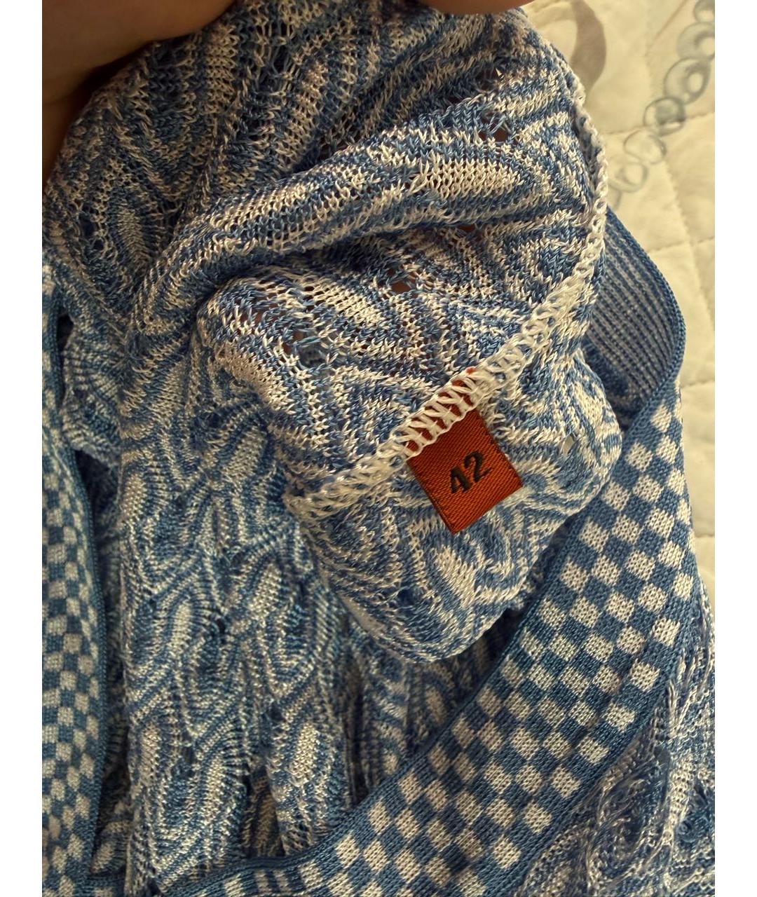 MISSONI Голубая вискозная туника, фото 5