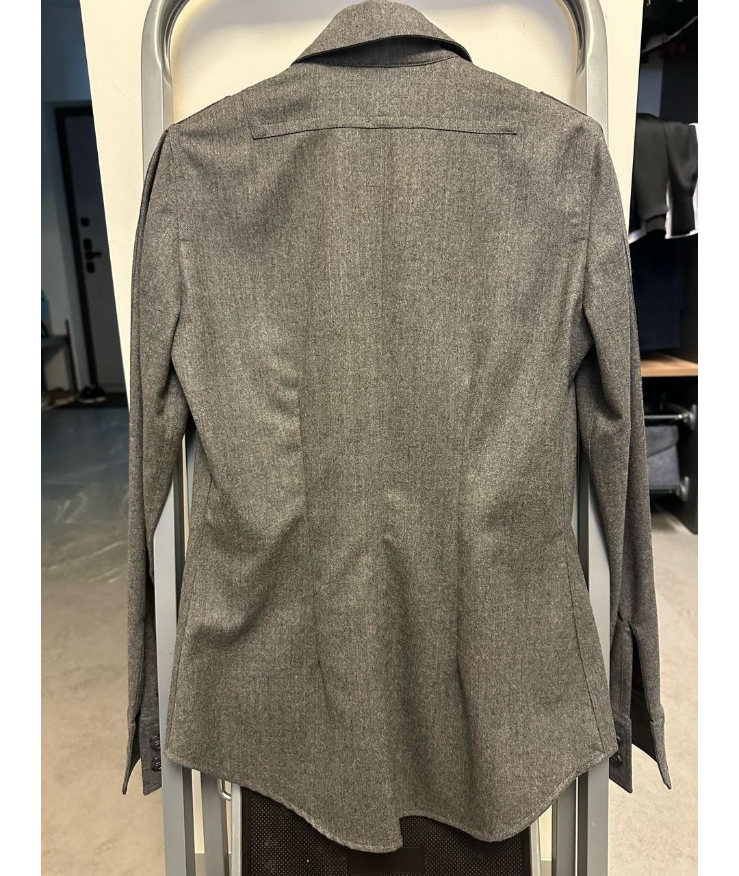 STELLA MCCARTNEY Серая шерстяная рубашка, фото 2