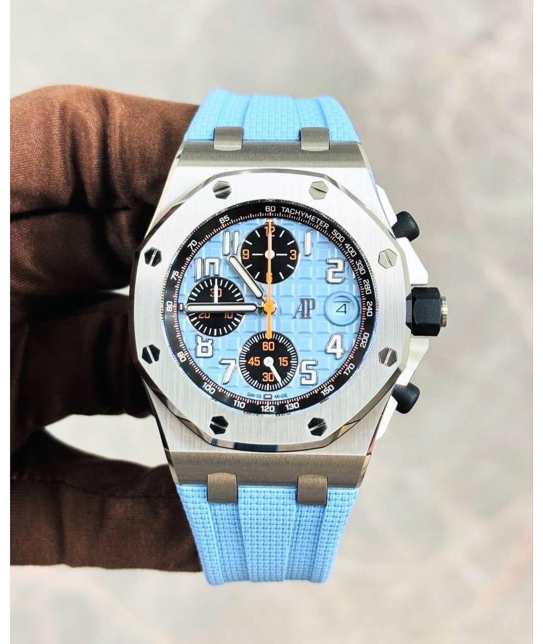 Audemars Piguet Голубые часы, фото 2