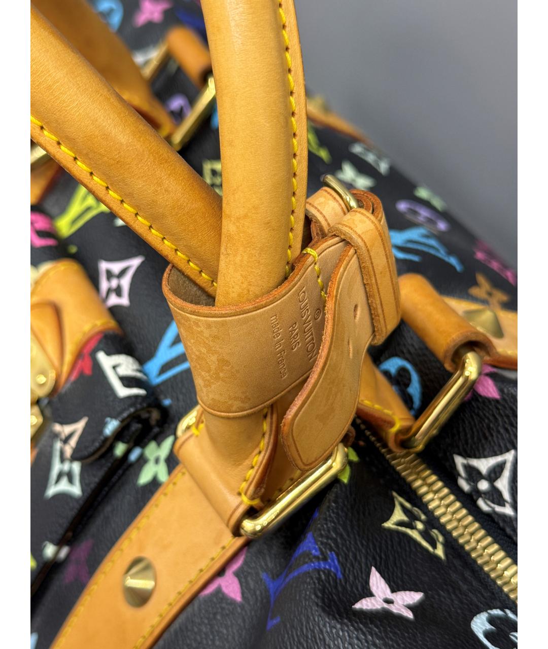 LOUIS VUITTON Черная дорожная/спортивная сумка, фото 5