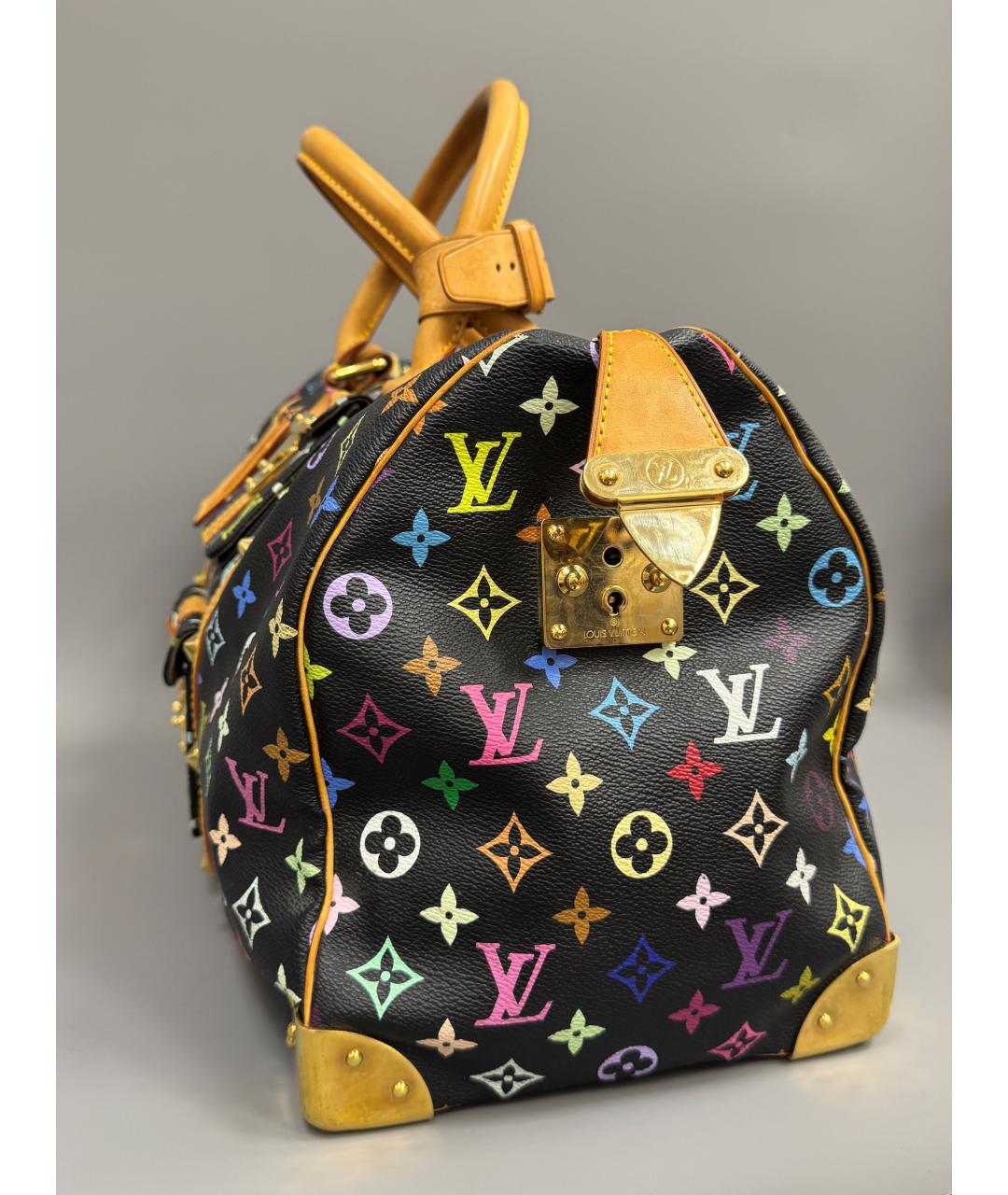 LOUIS VUITTON Черная дорожная/спортивная сумка, фото 3