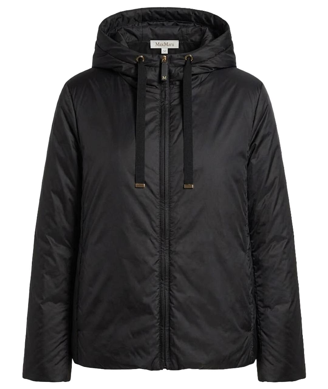 MAX MARA Черная полиэстеровая куртка, фото 1