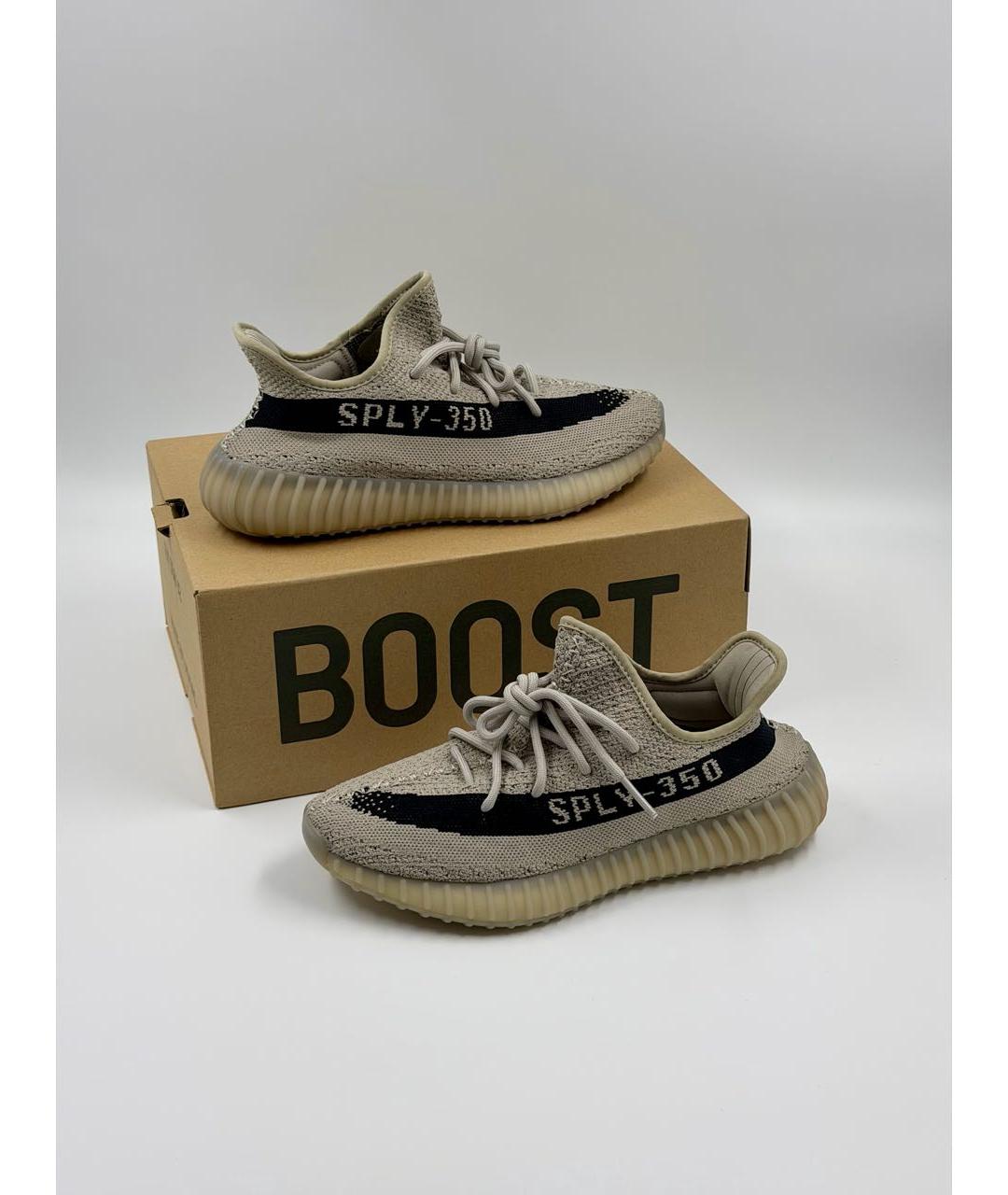 ADIDAS YEEZY Серые низкие кроссовки / кеды, фото 8
