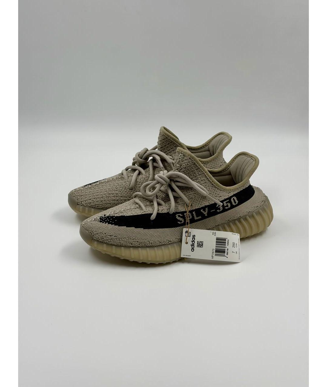 ADIDAS YEEZY Серые низкие кроссовки / кеды, фото 5