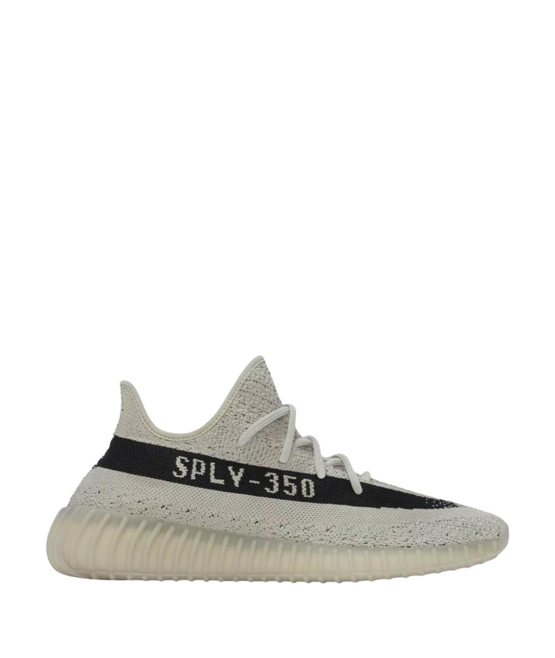 ADIDAS YEEZY Серые низкие кроссовки / кеды, фото 1