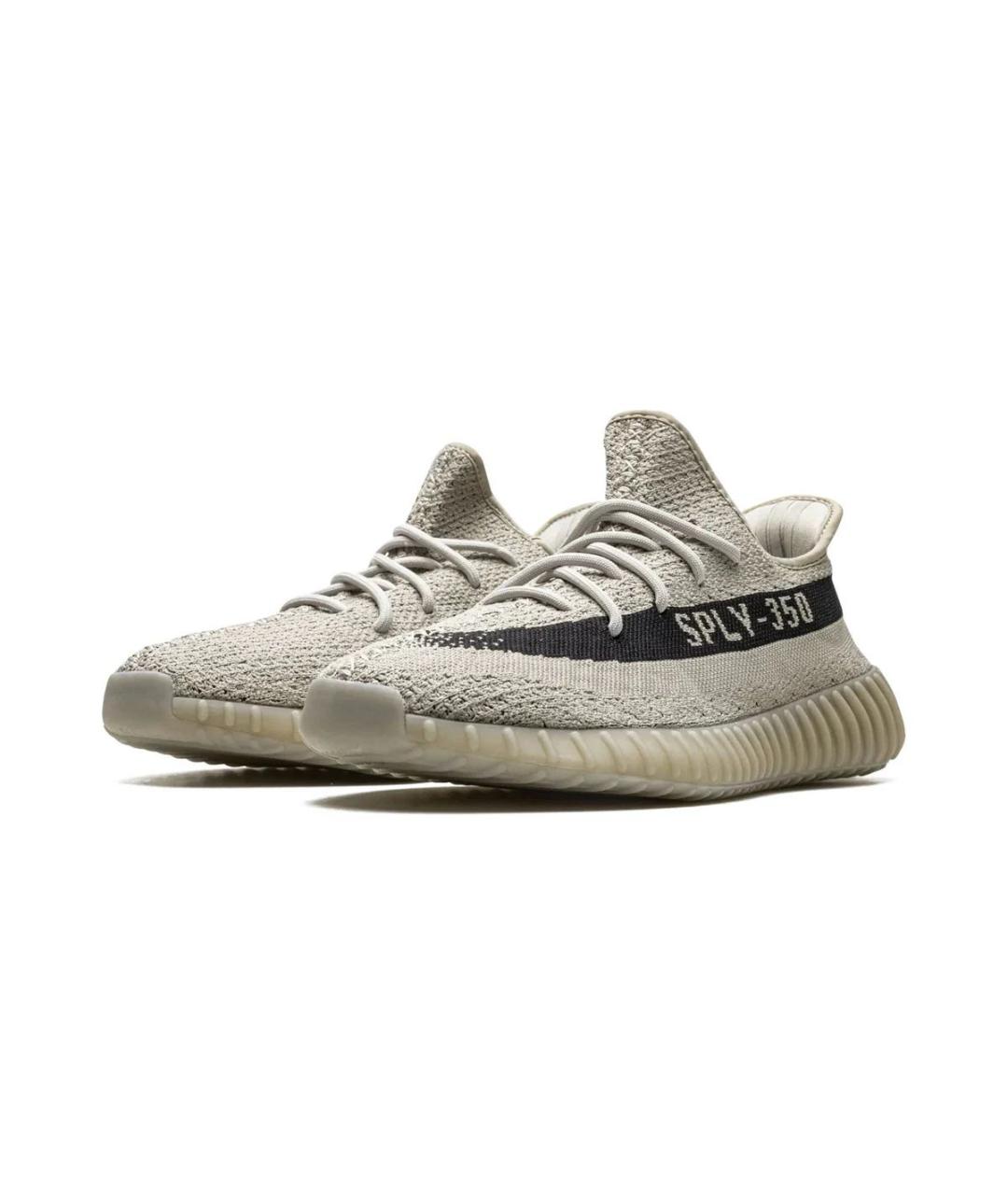ADIDAS YEEZY Серые низкие кроссовки / кеды, фото 2