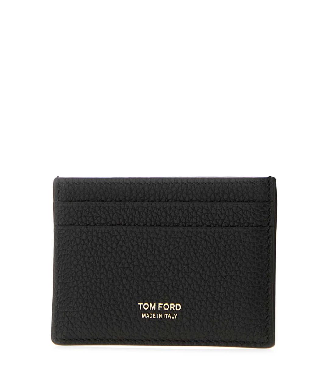 TOM FORD Черный кожаный кардхолдер, фото 2