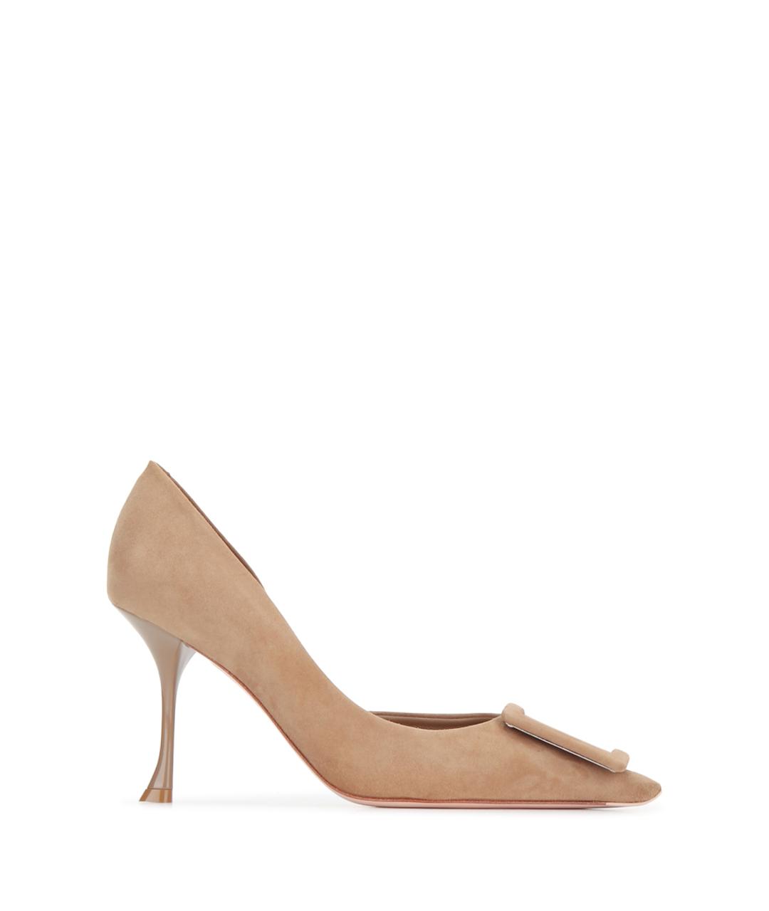 ROGER VIVIER Бежевые замшевые туфли, фото 1