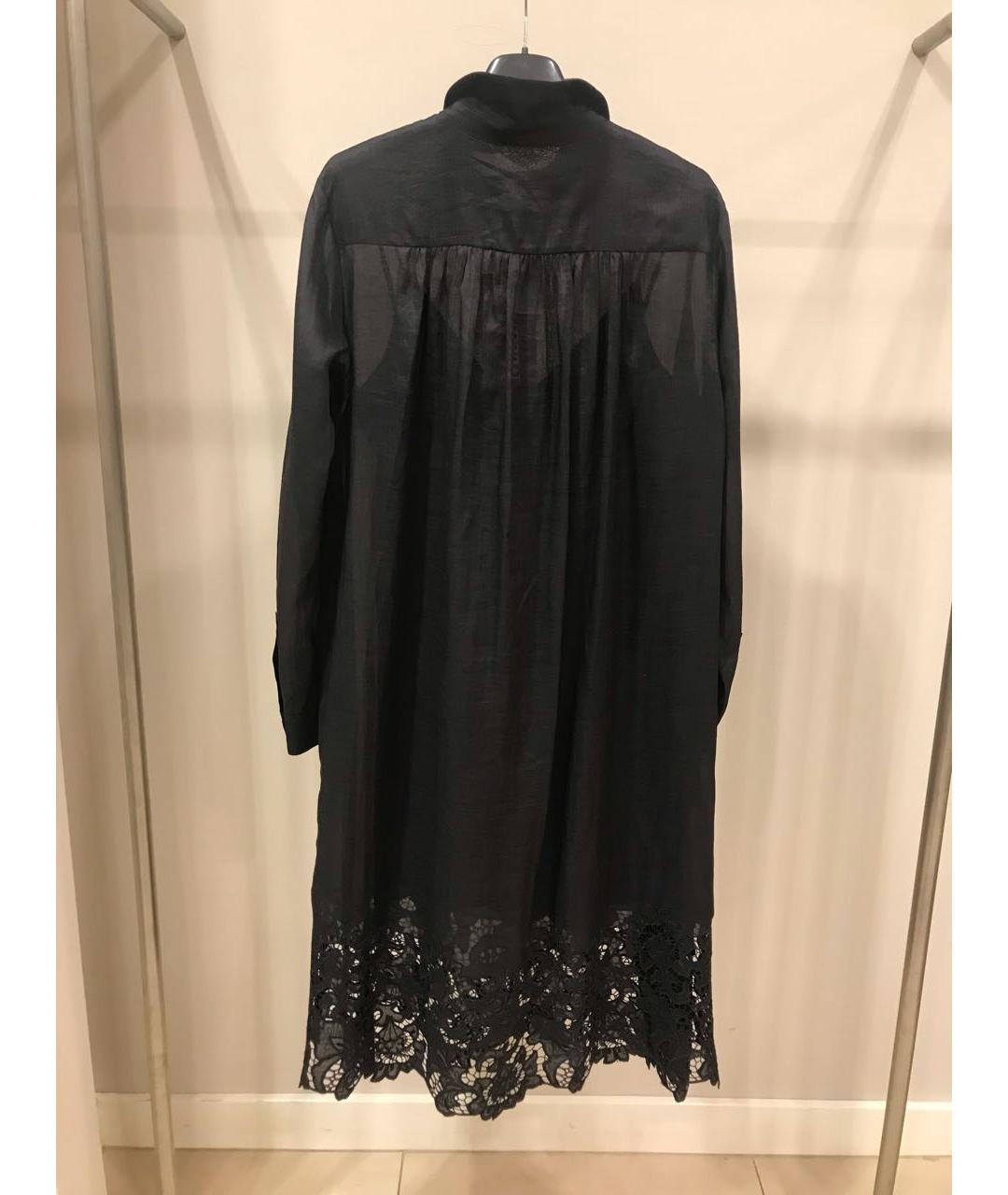 MAX MARA STUDIO Черное повседневное платье, фото 2