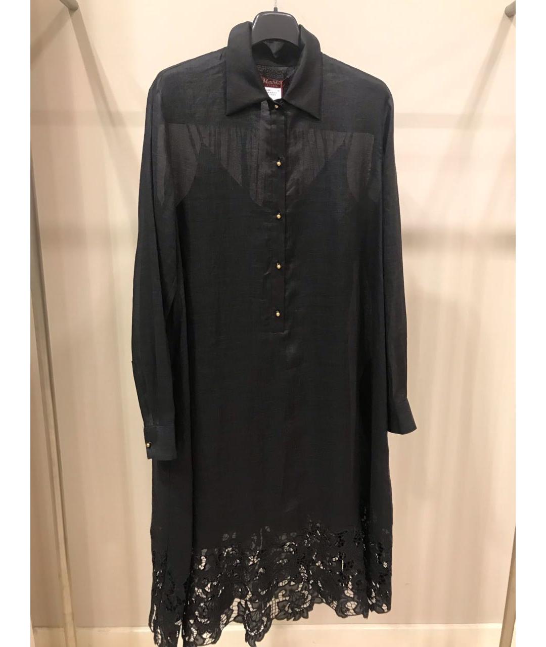 MAX MARA STUDIO Черное повседневное платье, фото 5