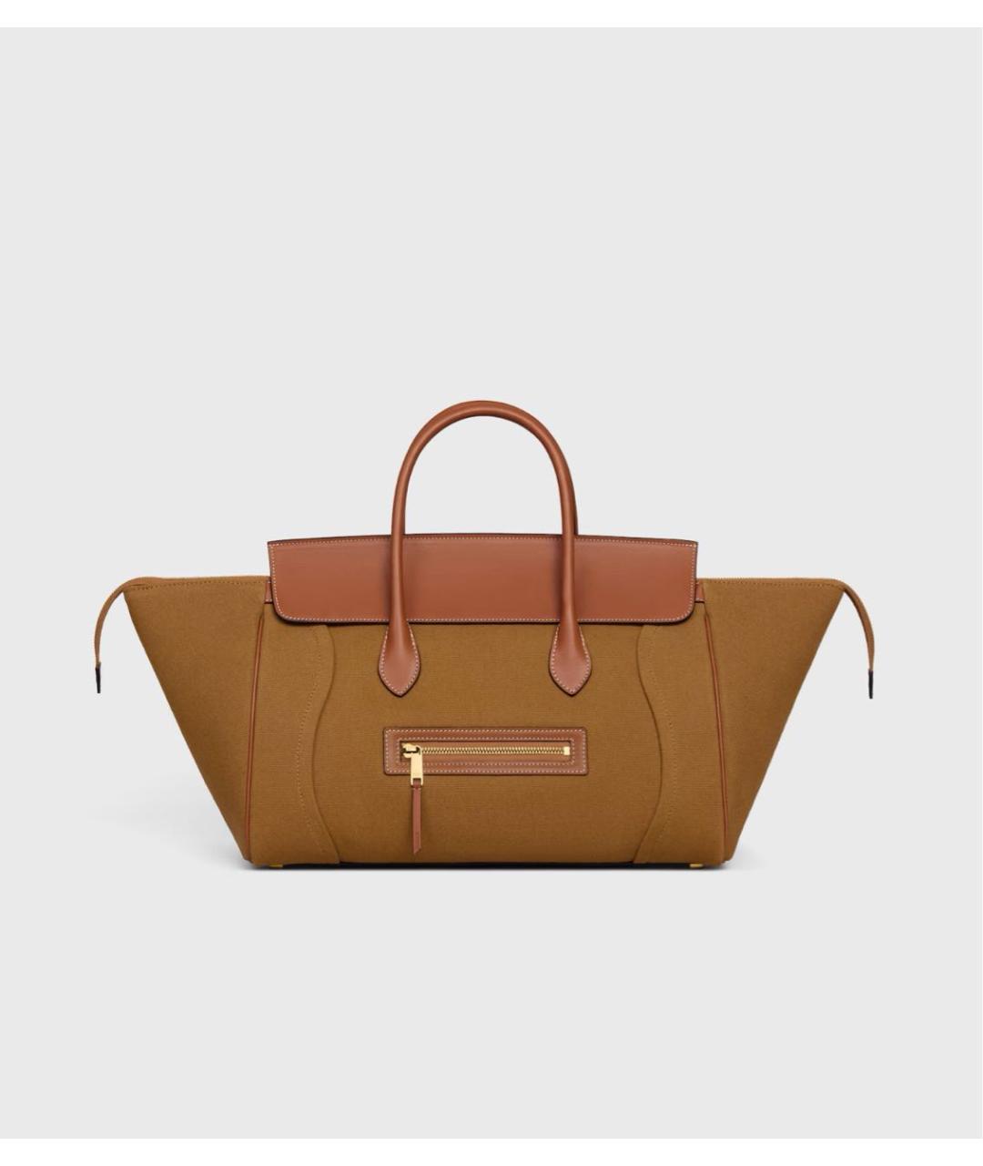 CELINE Коричневая сумка тоут, фото 6