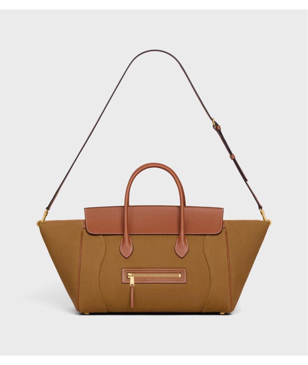 CELINE Коричневая сумка тоут, фото 5