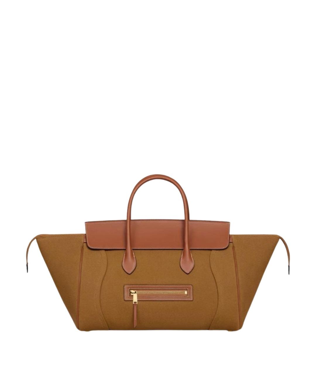 CELINE Коричневая сумка тоут, фото 1