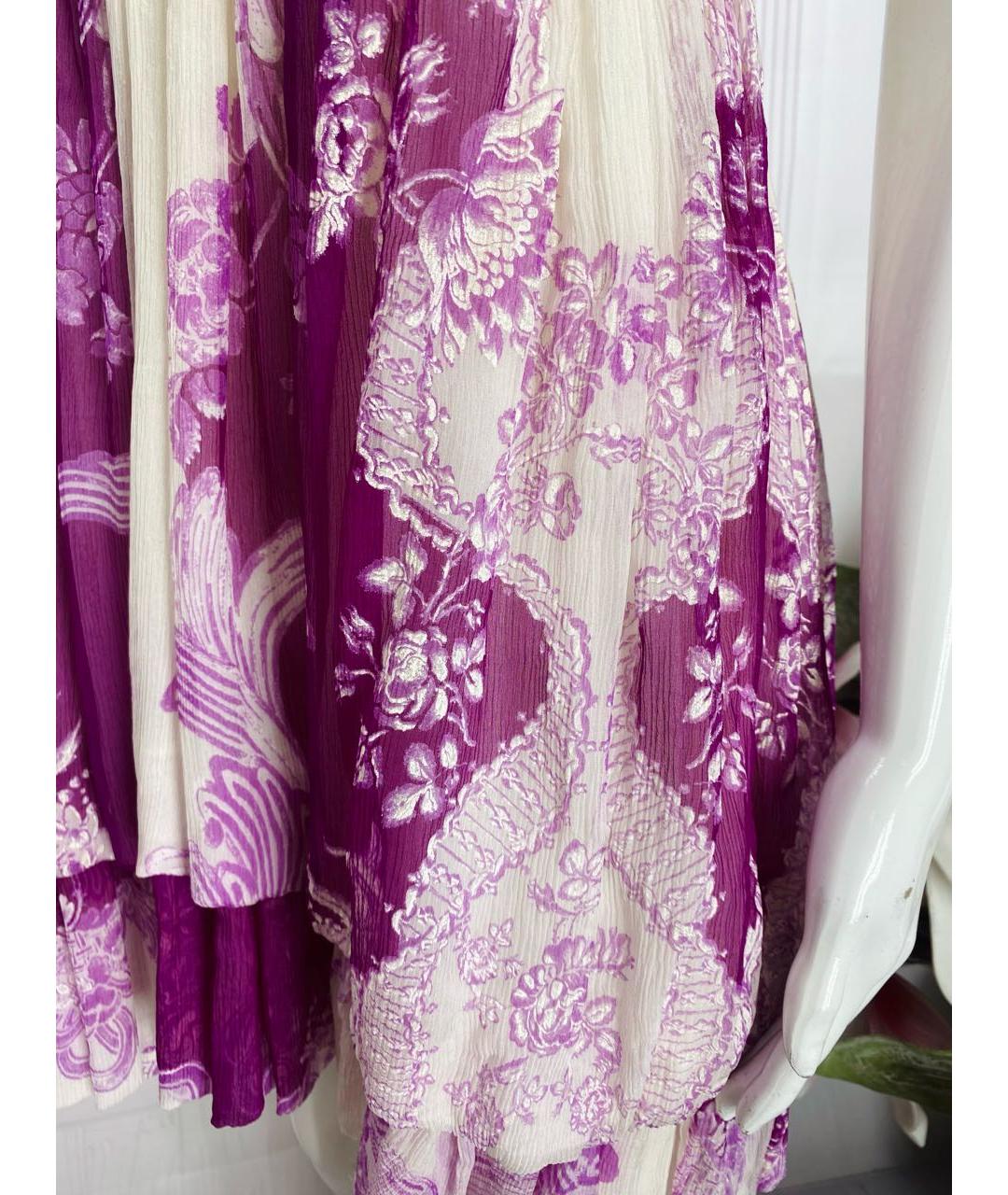 ROBERTO CAVALLI Шелковое платье, фото 8