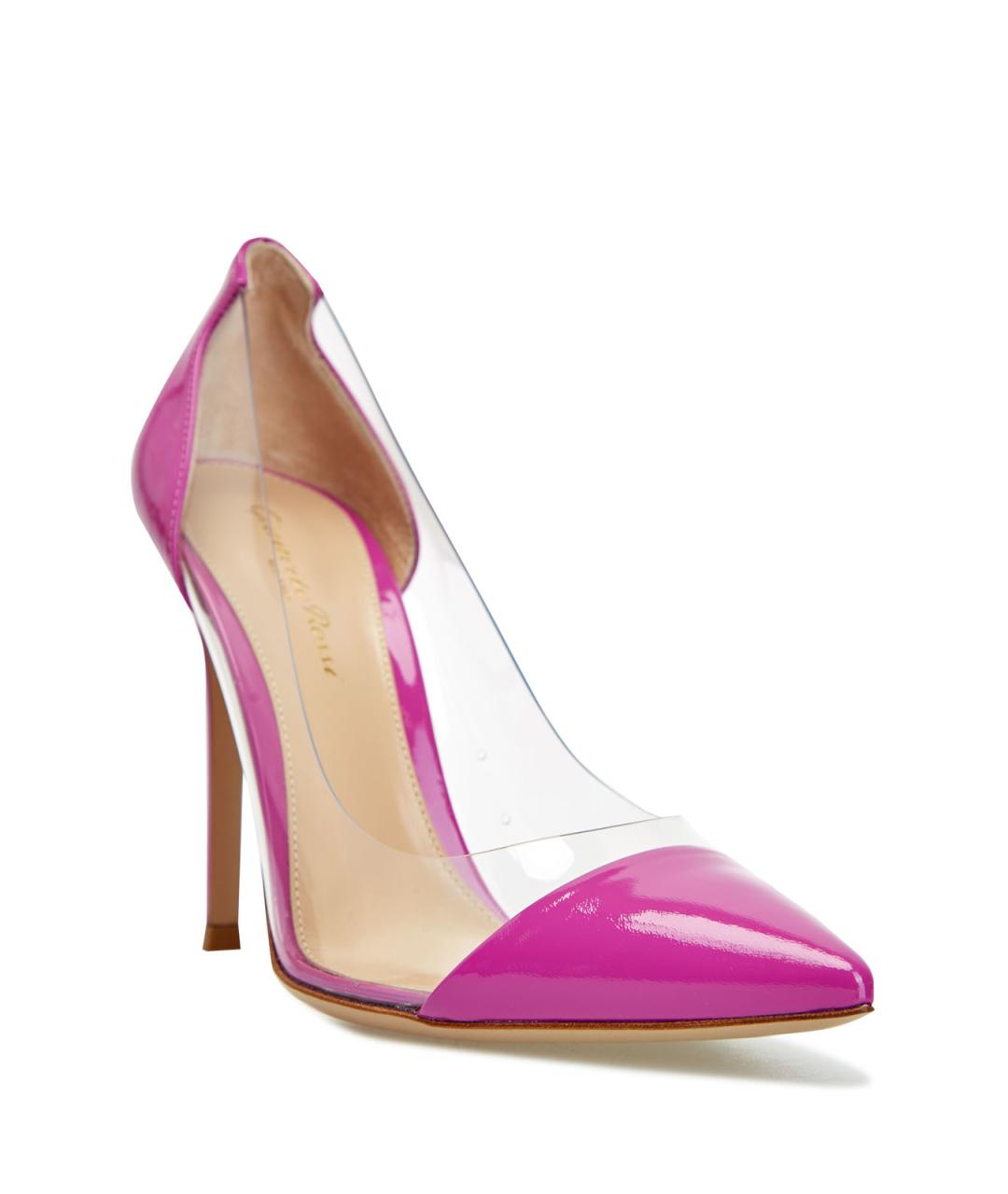GIANVITO ROSSI Розовые кожаные туфли, фото 2