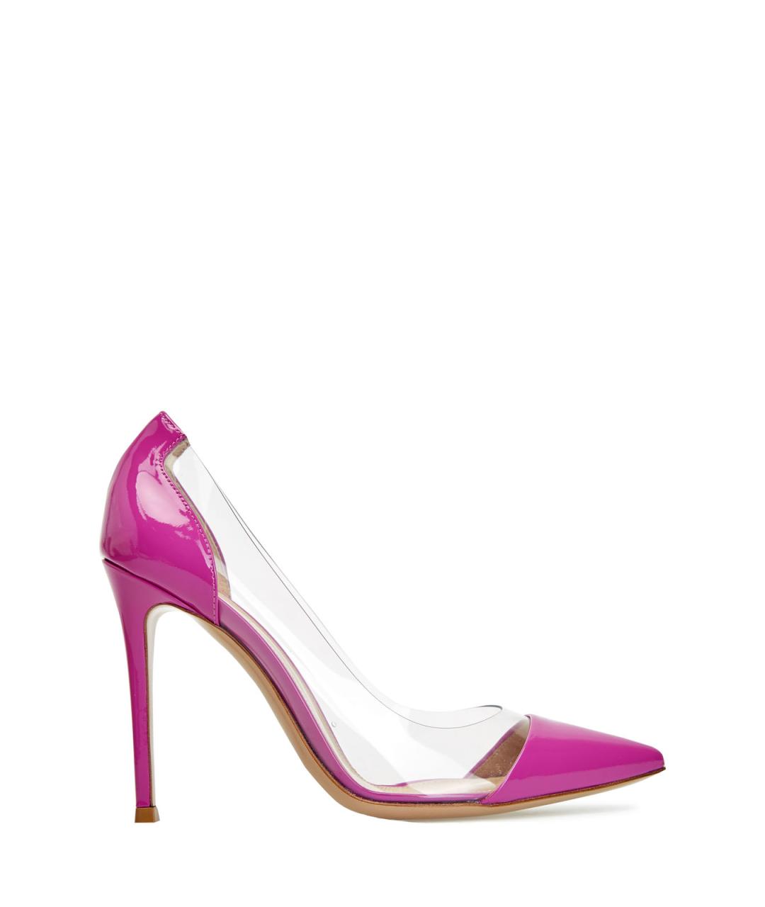 GIANVITO ROSSI Розовые кожаные туфли, фото 1
