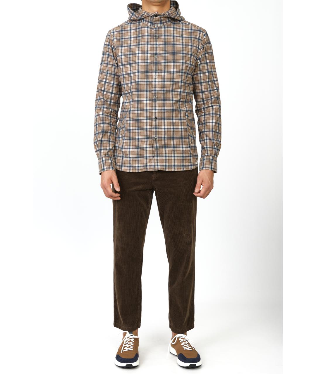 KITON Мульти хлопковая кэжуал рубашка, фото 2