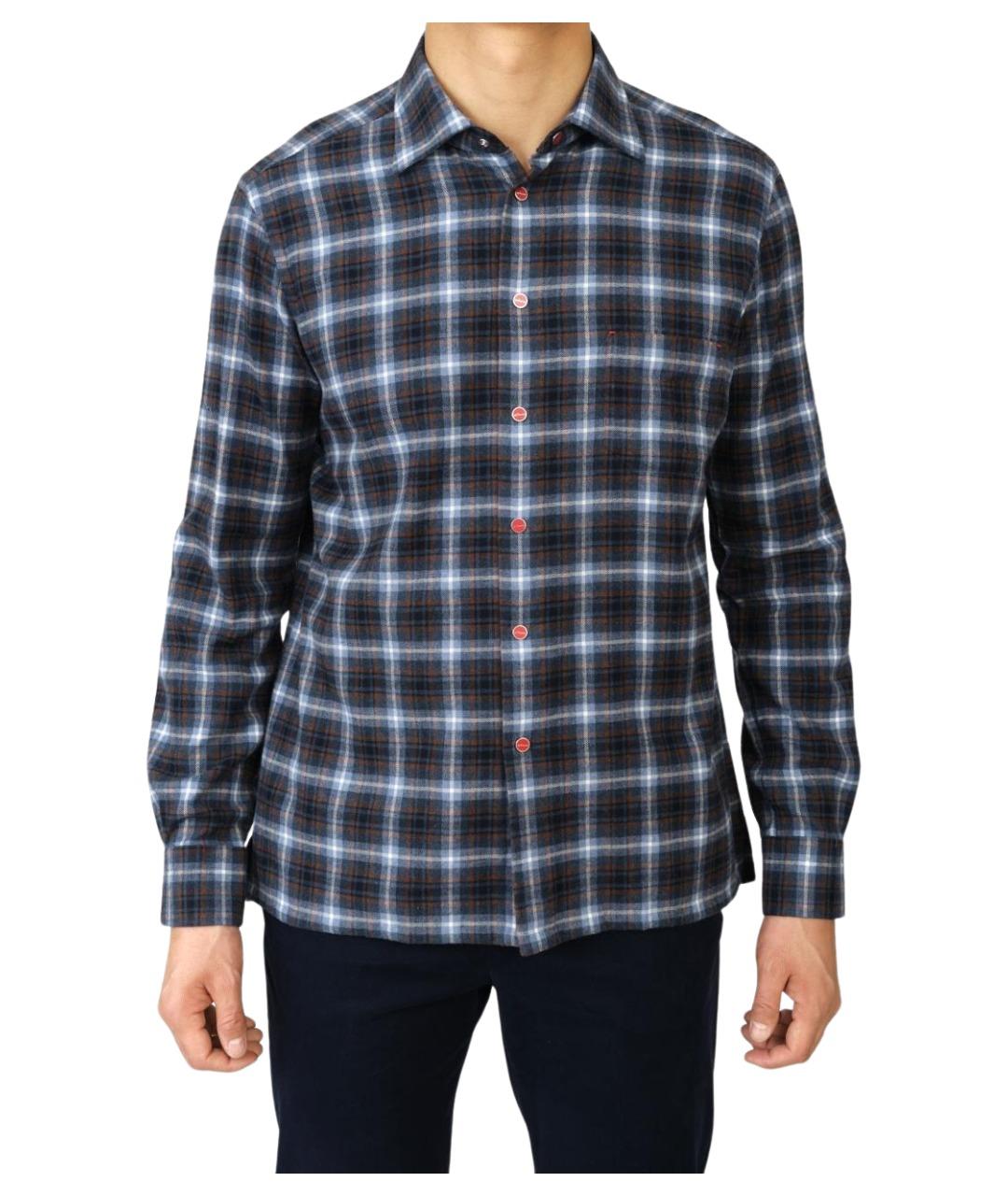 KITON Мульти хлопковая кэжуал рубашка, фото 1