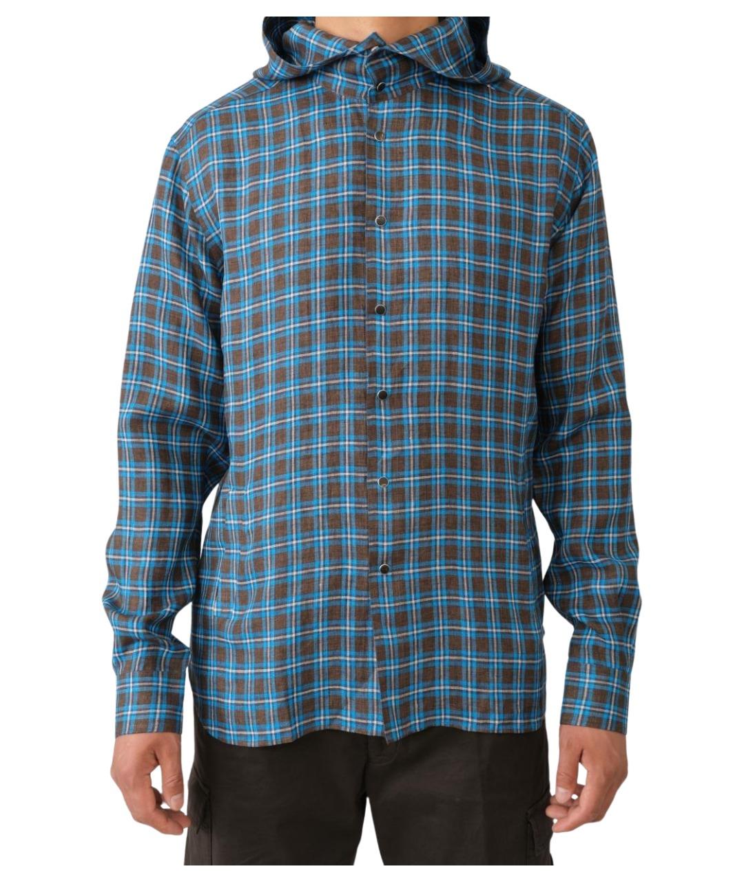 KITON Мульти льняная кэжуал рубашка, фото 1