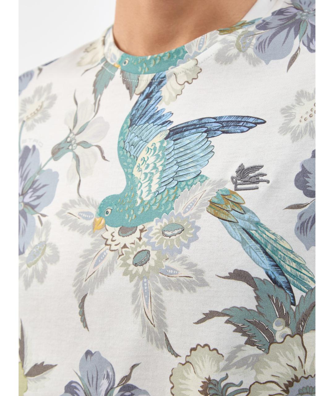 ETRO Мульти хлопковая футболка, фото 5