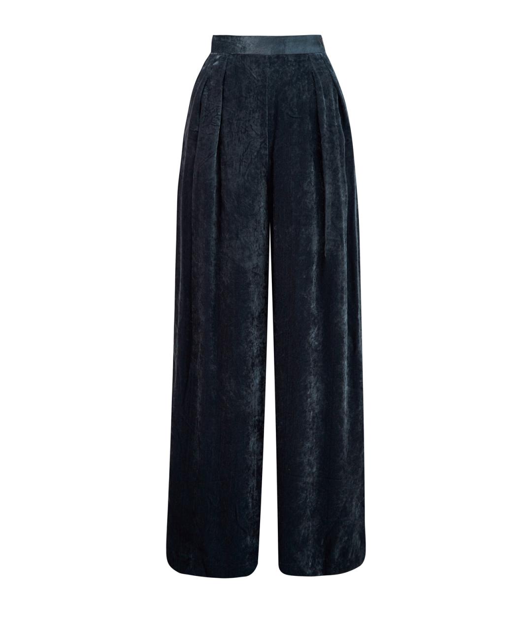 FABIANA FILIPPI Зеленые вискозные брюки широкие, фото 1