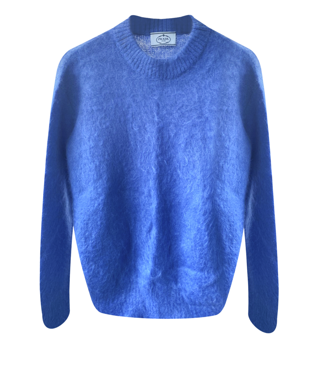 PRADA Синий шерстяной джемпер / свитер, фото 1
