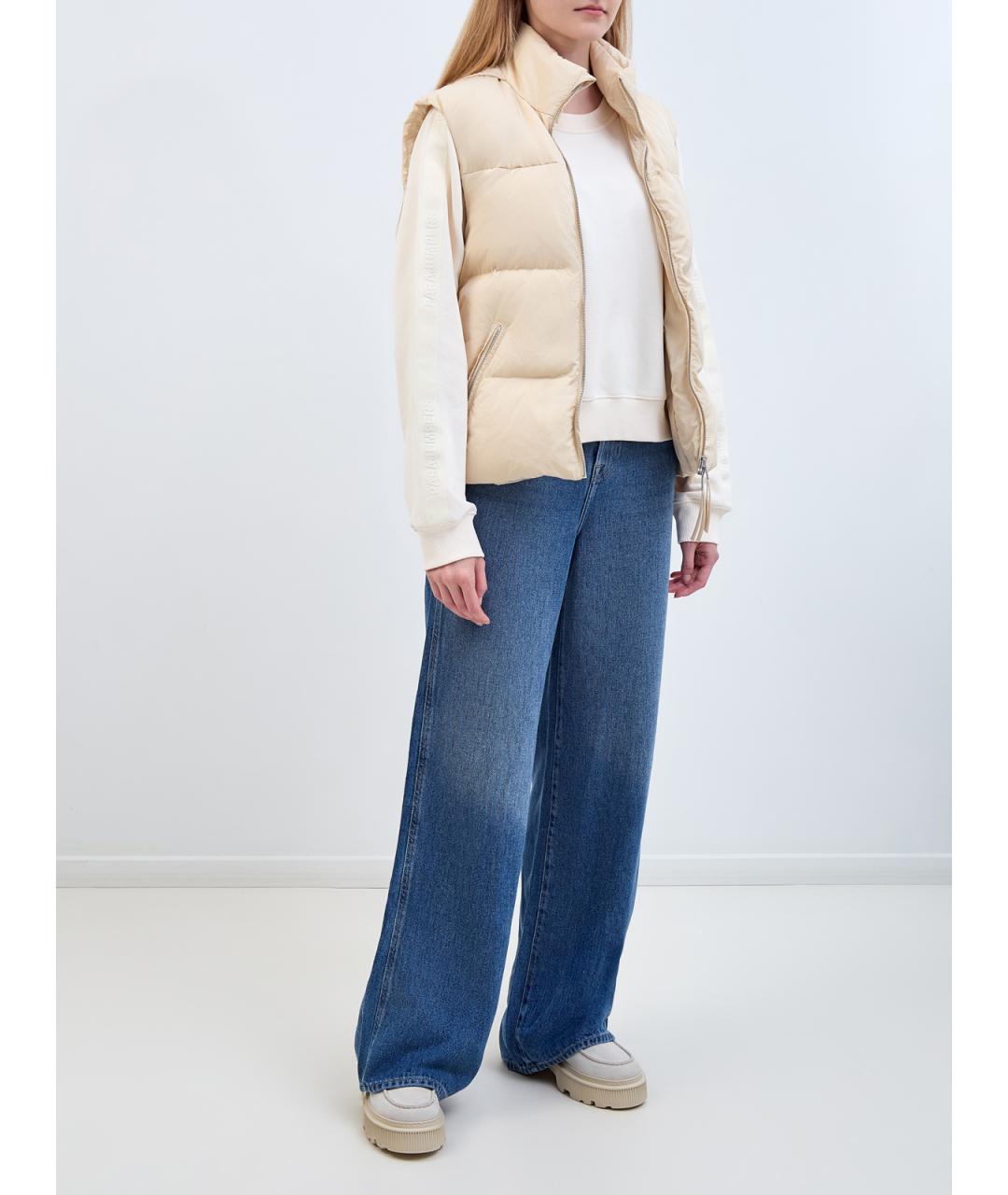 7 FOR ALL MANKIND Голубые прямые джинсы, фото 2