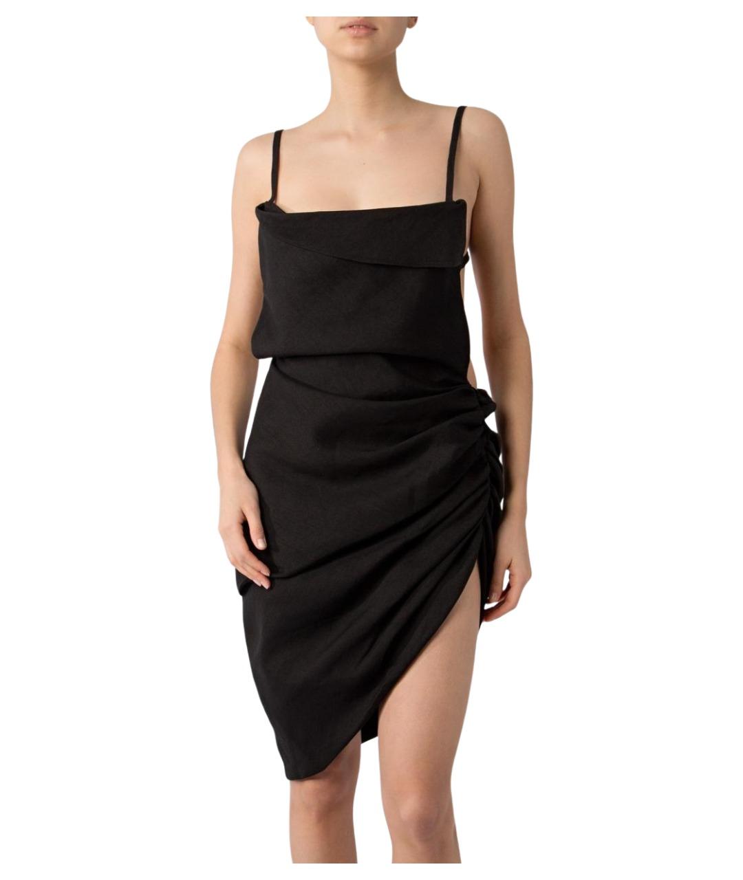 JACQUEMUS Черное коктейльное платье, фото 1