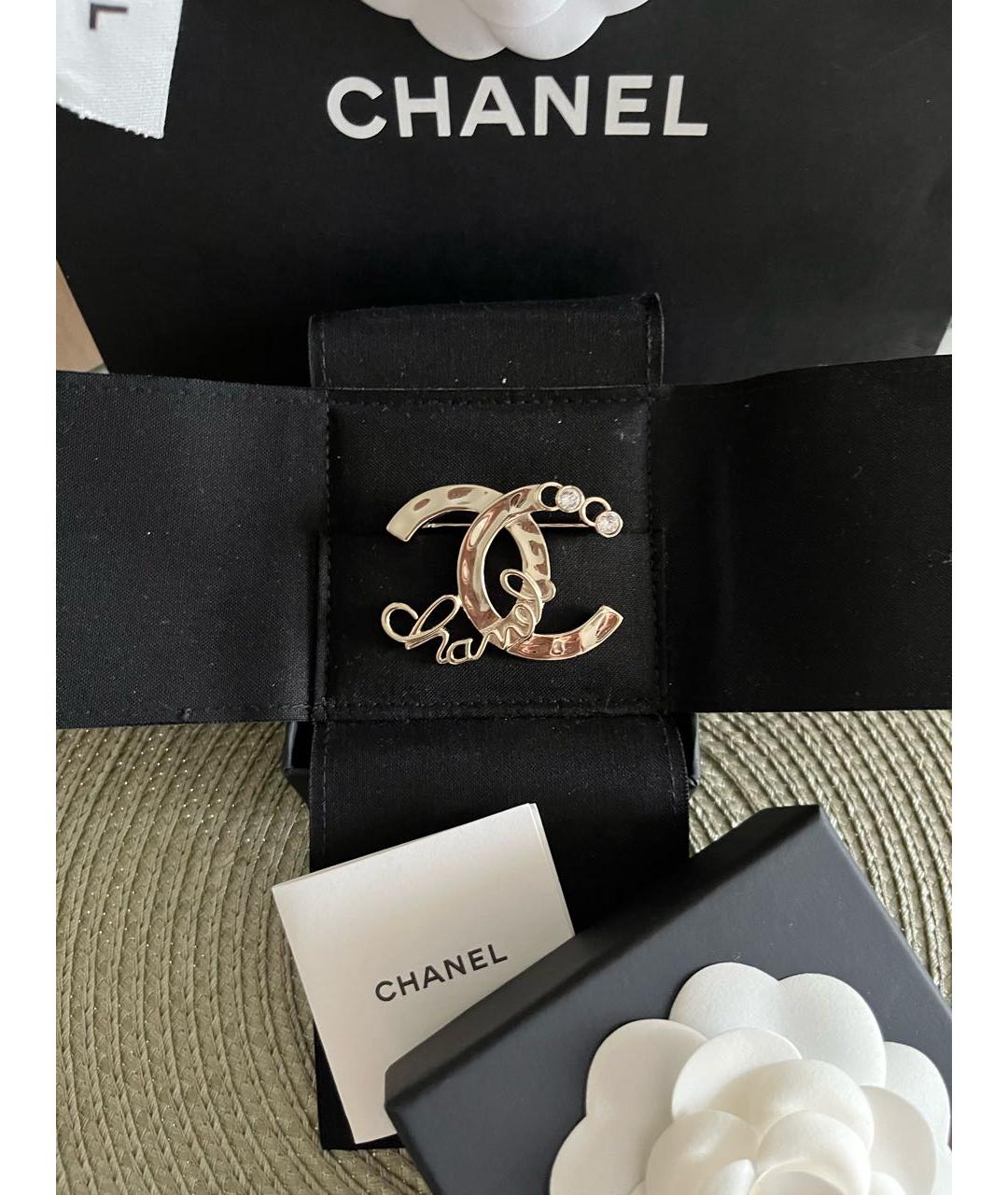 CHANEL Золотая булавка / брошь, фото 3