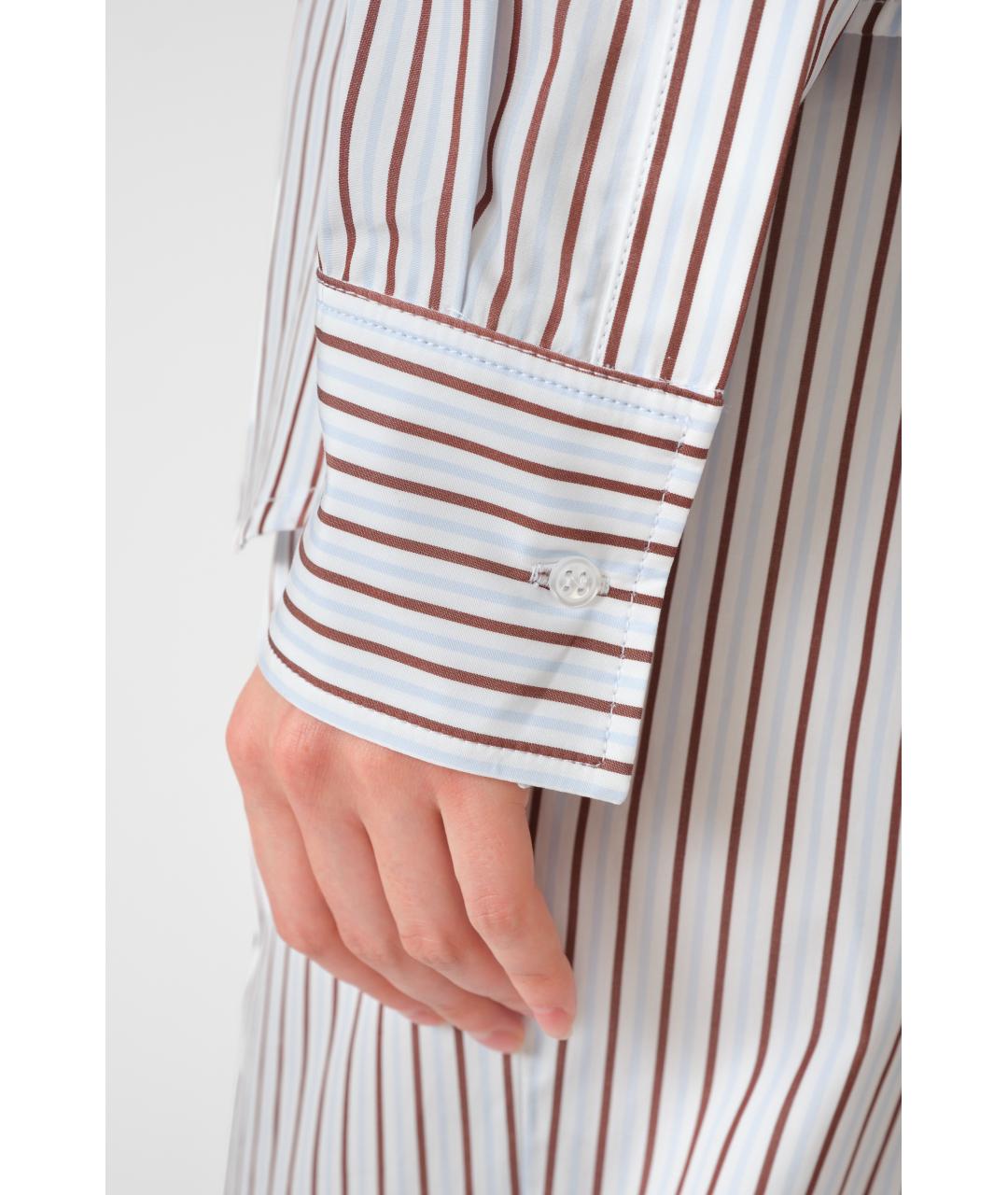 LOULOU DE SAISON Мульти хлопковая рубашка, фото 8