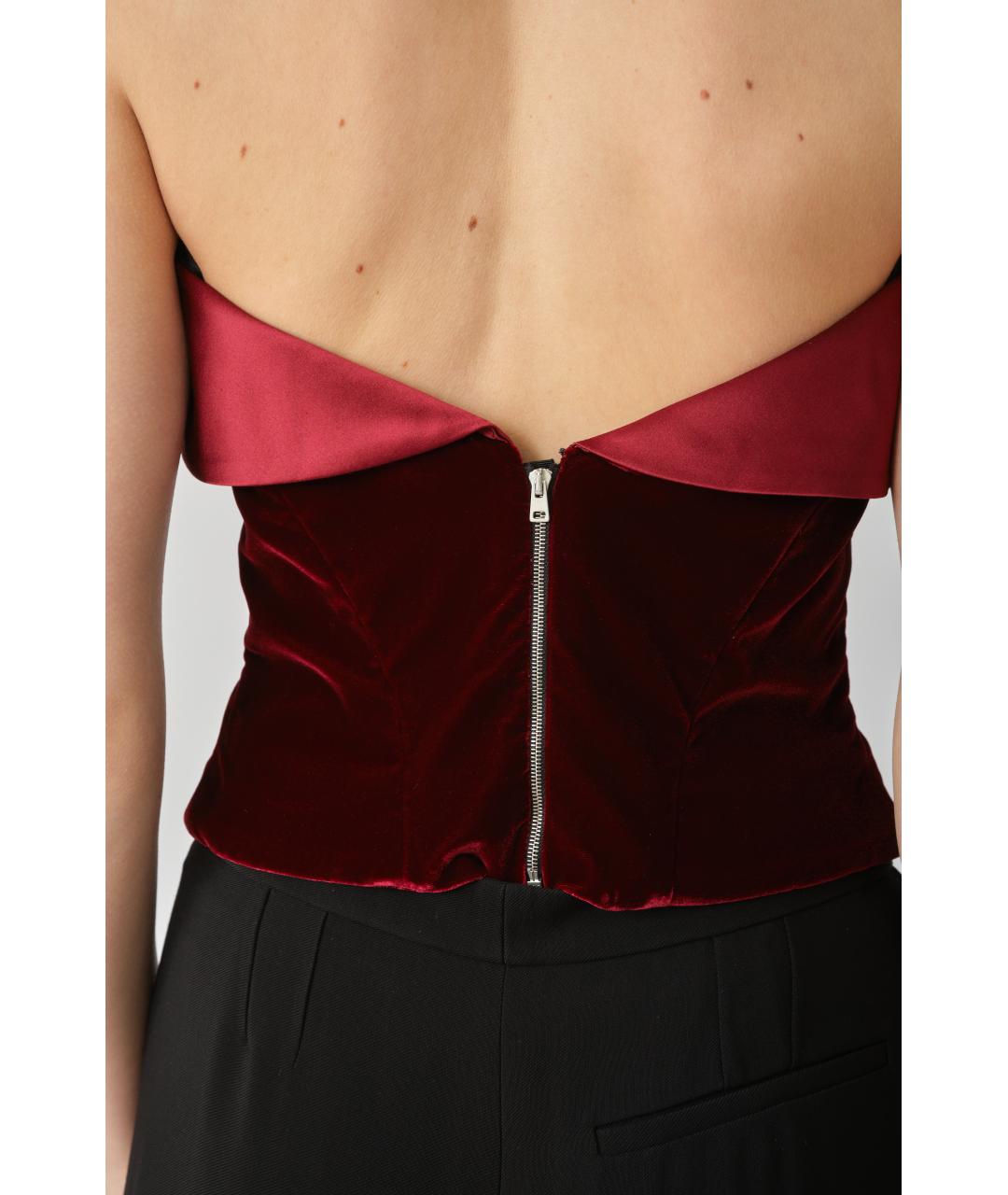 MUGLER Бордовый корсеты, фото 4
