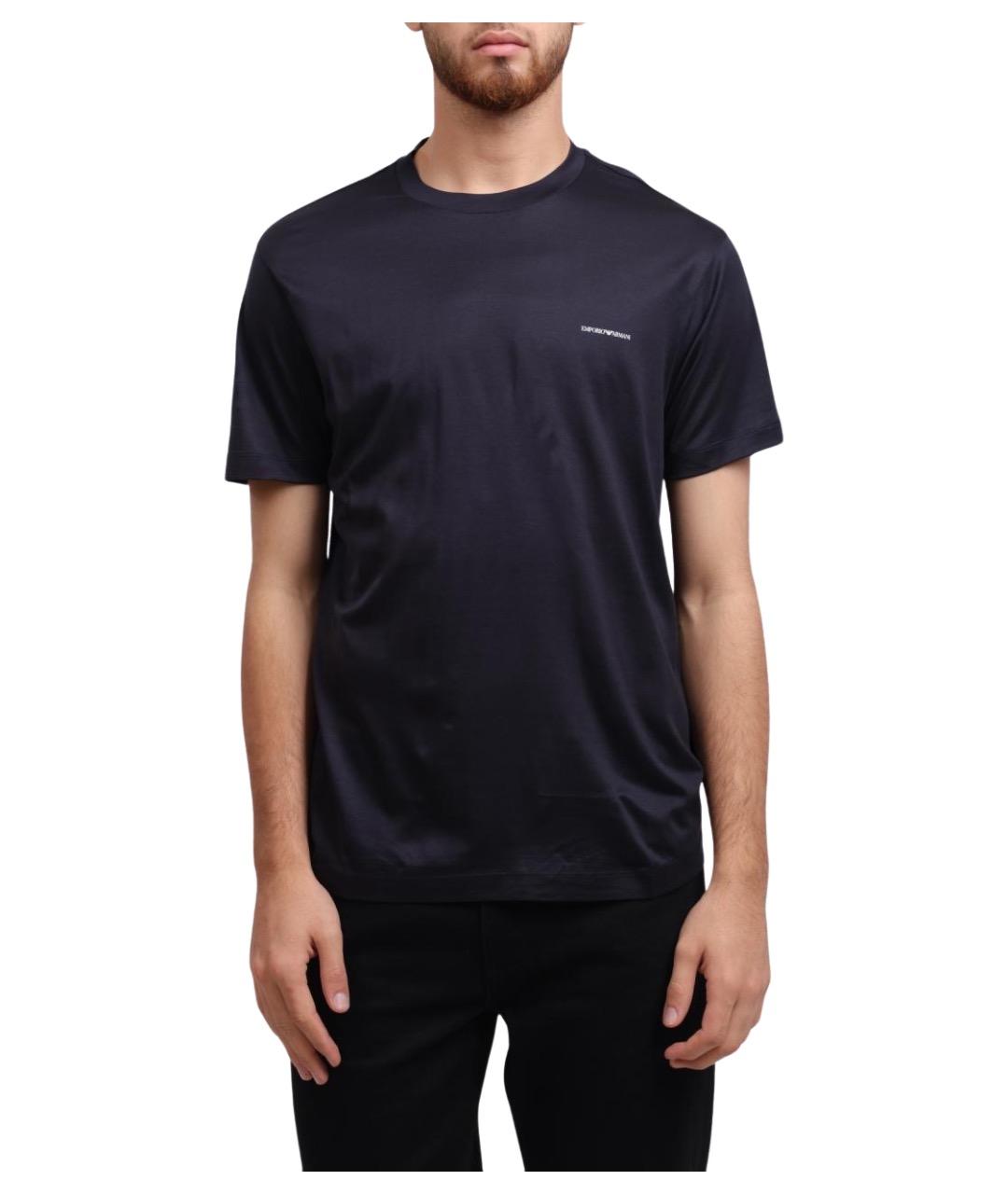 EMPORIO ARMANI Синяя футболка, фото 1
