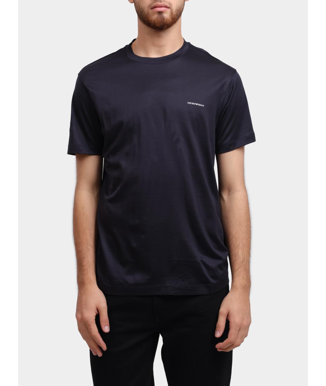 EMPORIO ARMANI Синяя футболка, фото 5